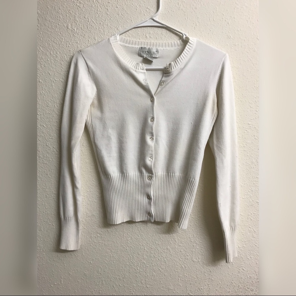 Geric New York girls White cover up XL size great